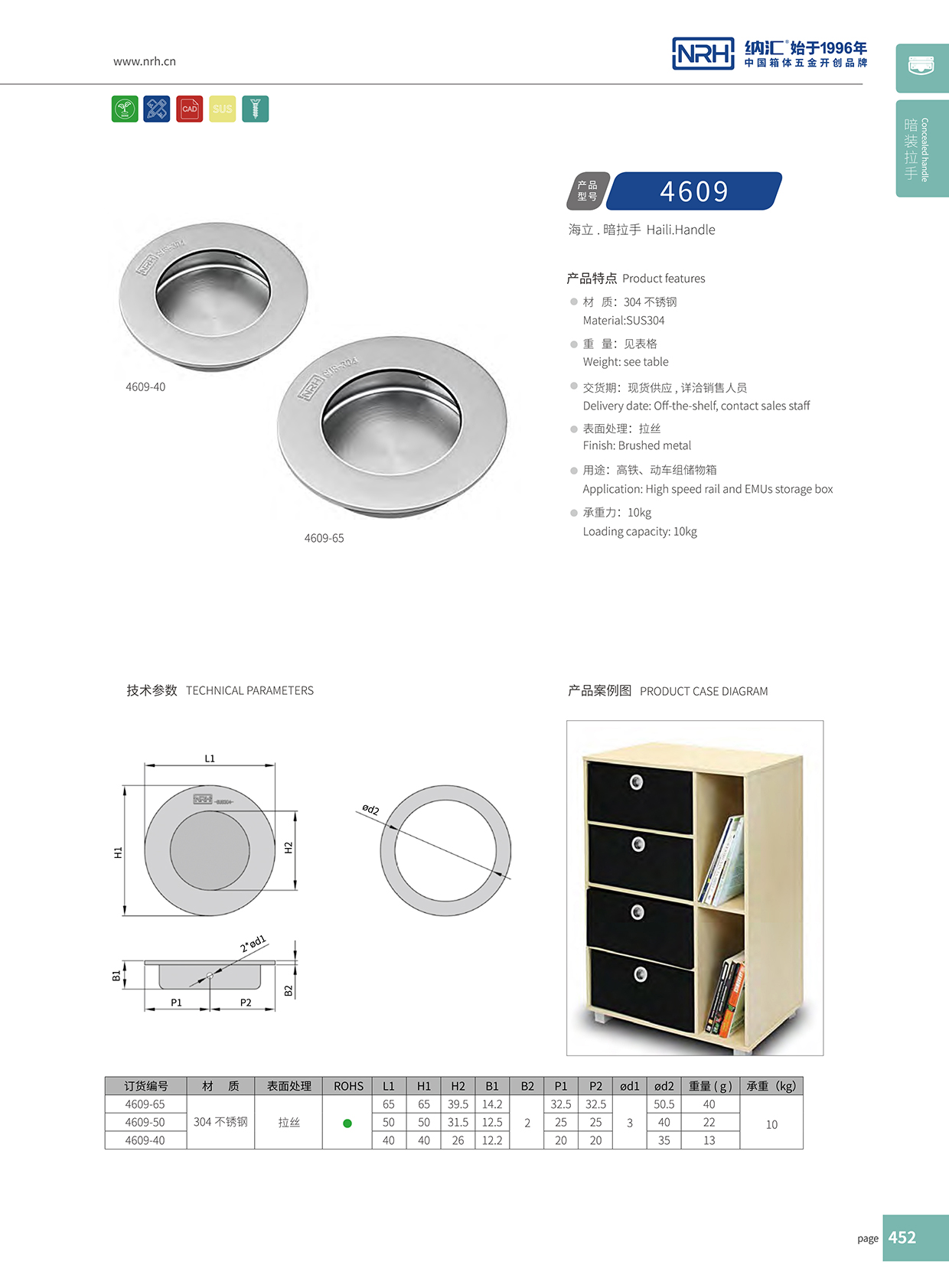 麻豆视频免费下载/NRH 4609-65 仪箱提手